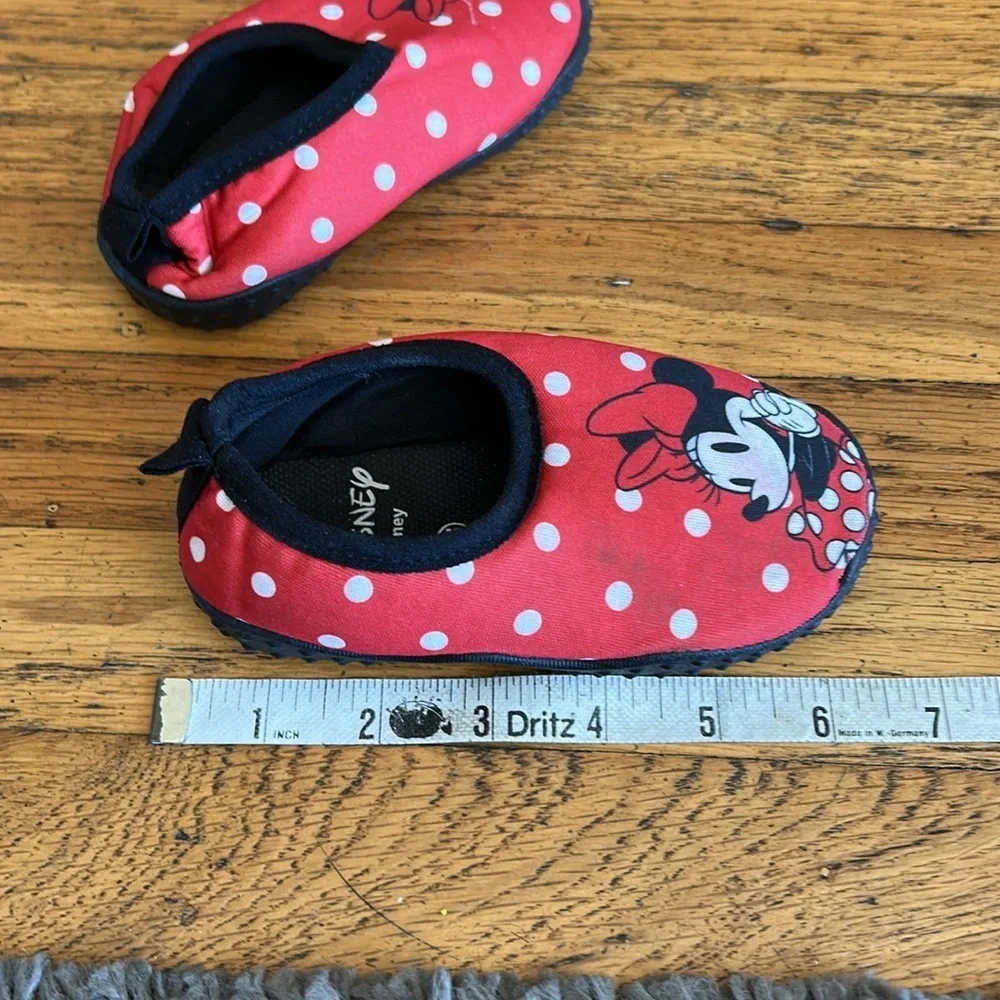 Disney Minnie Mouse Red Polka Dot Slippers Water Shoes